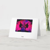 ジェミニツインズ占星術ハッピーバースデーカード カード (裏面)