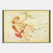 ジェミニツインズ ヴィンテージ星座 ウラニアの鏡 ラッピングペーパーシート (正面3)