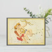 ジェミニツインズ ヴィンテージ星座 ウラニアの鏡 招待状 (スタンド正面)