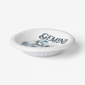 ジェミニツインズ〔占星術の〕十二宮図をテーマにした誕生日パーティー ペーパーボウル (傾斜あり)