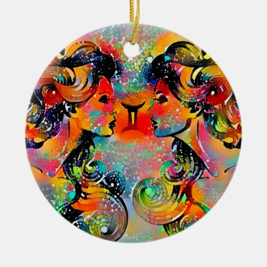 ジェミニティフアナ セラミックオーナメント (正面)