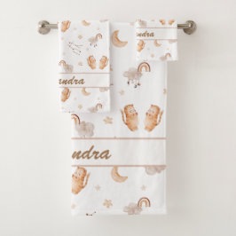 ジェミニトドラー | 小よくはしゃぐ双生児の場合はソフト バスタオルセット