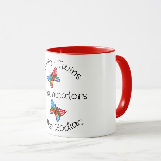 ジェミニバタフライツインズマグ マグカップ (正面右)