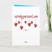 ジェミニバレンタイン/〔占星術の〕十二宮図カード。 シーズンカード (裏面)