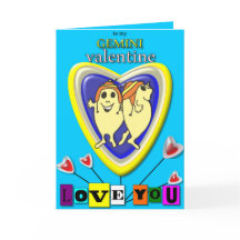 ジェミニバレンタイン/〔占星術の〕十二宮図カード。