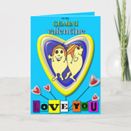 ジェミニバレンタイン/〔占星術の〕十二宮図カード。 シーズンカード