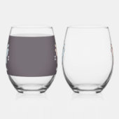 ジェミニバンニーズキュードルズ – 〔占星術の〕十二宮図調和 ステムなしワイングラス (左)