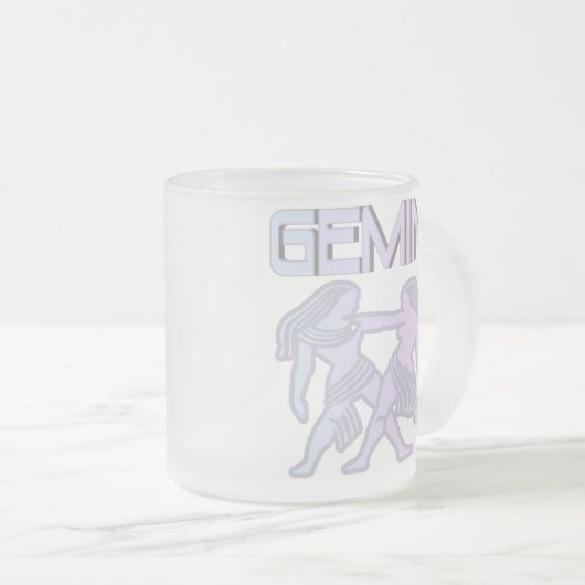 ジェミニパステル フロストグラスマグカップ (正面右)