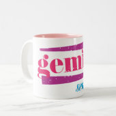 ジェミニピンク ツートーンマグカップ (正面左)