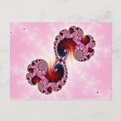 ジェミニフラクタルアート ポストカード (正面)