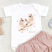 ジェミニベビー:「双子占星術のの喜び」 ベビーボディスーツ