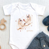 ジェミニベビー:「双子占星術のの喜び」 ベビーボディスーツ