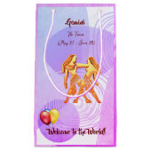 ジェミニベビー(5月21日~6月20日)双子 スモールペーパーバッグ (正面)