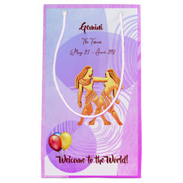 ジェミニベビー（5月21日～6月20日）双子 スモールペーパーバッグ