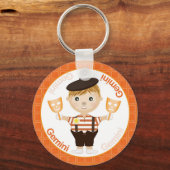ジェミニボーイキャラクターキーチェーン キーホルダー (正面)