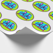 ジェミニマンガ〔占星術の〕十二宮図星占いデザイン ラッピングペーパー (角)