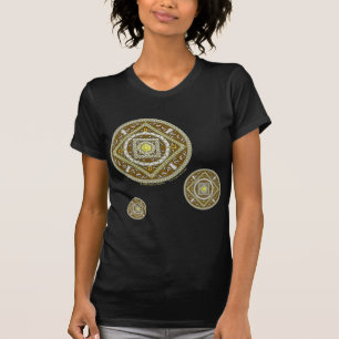 ジェミニマンダラウィメンズダークシャツ Tシャツ
