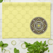 ジェミニマンダラハンドタオル キッチンタオル (折り畳み)