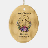 ジェミニヴィンテージインスパイアクリスマスオーナメント セラミックオーナメント (右)