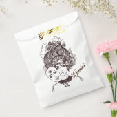 ジェミニ仮面レディ〔占星術の〕十二宮図 素朴 フェイバーバッグ (封をした状態)