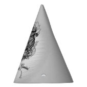 ジェミニ仮面女性〔占星術の〕十二宮図 パーティーハット (右)