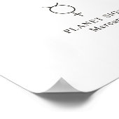 ジェミニ占星術のサインのポスター ポスター (角)