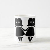 ジェミニ占星術のシンボル記号 コーヒーマグカップ (中央)