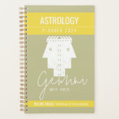 ジェミニ占星術 プランナー手帳 (正面)