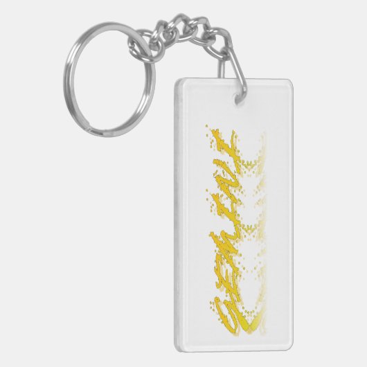 ジェミニ反射 キーホルダー (正面左)