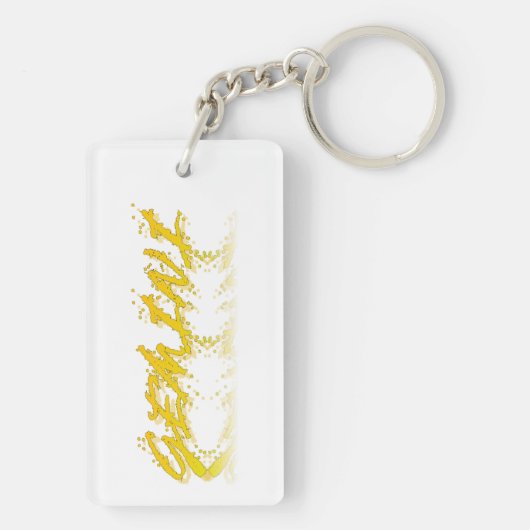 ジェミニ反射 キーホルダー (裏面)