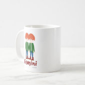 ジェミニ可愛い双子のシンボル コーヒーマグカップ (正面左)