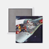 ジェミニ宇宙船カットアウト マグネット (正面/裏面)