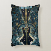 ジェミニ星占い徴候 アクセントクッション (正面(垂直))