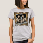 ジェミニ星占い誕生標識〔占星術の〕十二宮図ヴィンテージ双子 Tシャツ (正面)