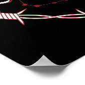 ジェミニ星座ゴシックダーク天文学 ポスター (角)