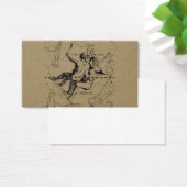 ジェミニ星座1690年頃の地図ヘベリアス (デスク)