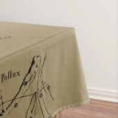 ジェミニ星座1690年頃の地図ヘベリアス テーブルクロス (インサイチュ)