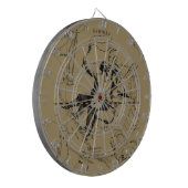 ジェミニ星座〔占星術の〕十二宮図ヘベリウス1690 ダーツボード (正面左)