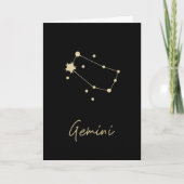 ジェミニ星座〔占星術の〕十二宮図 カード (正面)