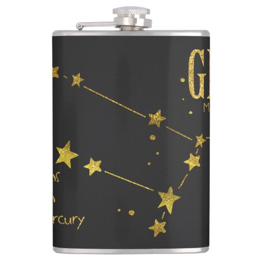 ジェミニ星記号 フラスク (正面)