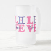 ♊★😍ジェミニ最高の〔占星術の〕十二宮図の看板フロストビール フロストグラスビールジョッキ (正面右)