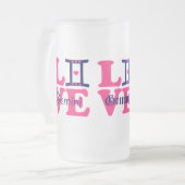 ♊★😍ジェミニ最高の〔占星術の〕十二宮図の看板フロストビール フロストグラスビールジョッキ (正面左)