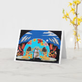 ジェミニ月 カード (黄色い花)