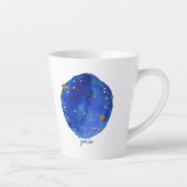 ジェミニ水彩夜空コンステレーション〔占星術の〕十二宮図 カフェラテマグ (右)