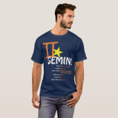 ジェミニ特性の暗闇のTシャツ Tシャツ (正面フル)