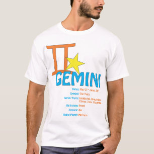 ジェミニ特性のTシャツ Tシャツ