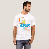 ジェミニ特性のTシャツ Tシャツ (正面フル)