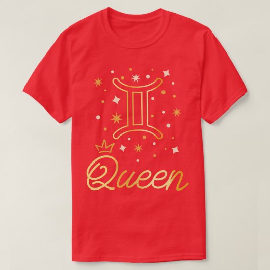 ジェミニ生まれ一月5日 Tシャツ (デザイン正面)
