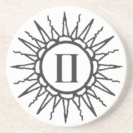 ジェミニ砂岩コースター コースター (正面)