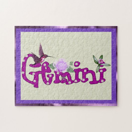 ジェミニ花 ジグソーパズル (横)